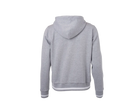 La sudadera con capucha L-BOXX en gris y blanco (hombres/talla XL): deportiva y cómoda