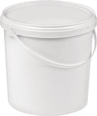 Seau ( 9000450006 ) 10 l plastique, qualité alimentaire blanc Ø 250 mm hauteur 265 mm