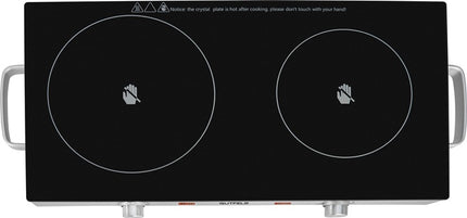 Szklano-ceramiczna podwójna płyta grzewcza COOK 4010 ( 4000896641 ) 1800 W1000 W