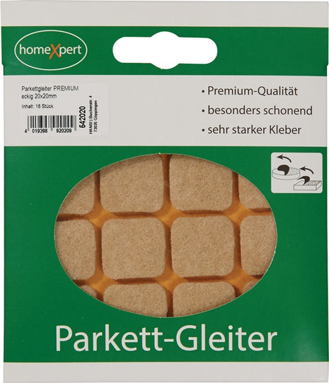 Parkettgleiter Premium ( 3000271031 ) 20 x 20 mm selbstklebend