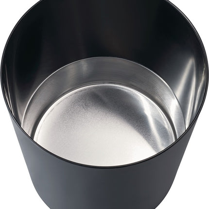 Kosz na śmieci ( 9000468436 ) 13 l H300xØ245 mm trudnopalny czarny