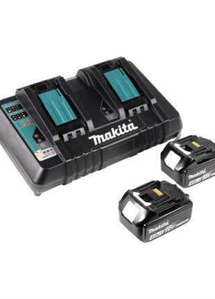 Makita DHR 280 PMJ Akku Bohrhammer 36V (2x18V) Brushless SDS-PLUS im Makpac + 2x 4,0 Ah Akku + Doppelladegerät - Toolbrothers