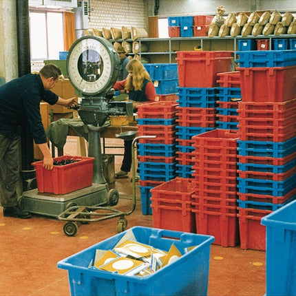 Obrotowy pojemnik do sztaplowania ( 9000446965 ) PP czerwony