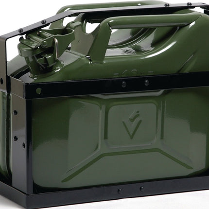 Uchwyt na kanister Valpro ( 4000818991 ) Długość 377 mm Szerokość 174 mm Wysokość 293 mm Głęboka czerń RAL 9005 2,17 kg