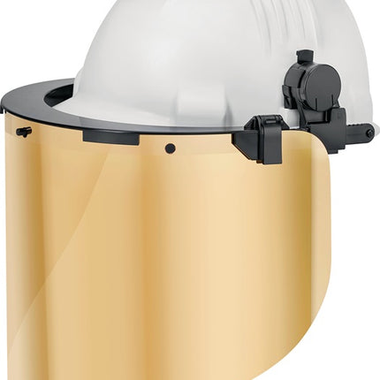 Plastikowy uchwyt na kask Uhlen GFKHH100 ( 4701030112 ) z wtyczkami do Euroslot czarny EN 166