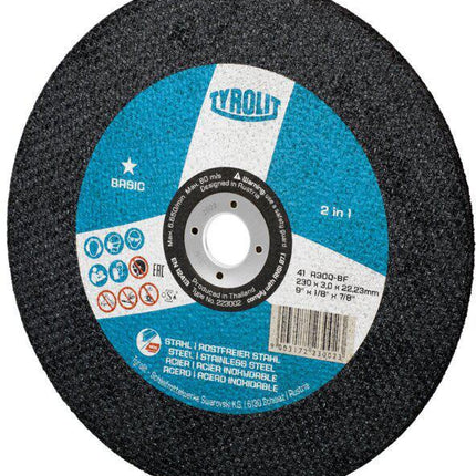 Tarcza tnąca Tyrolit BASIC ( 8000756464 ) D230x3mm otwór prosty 22,23 mm