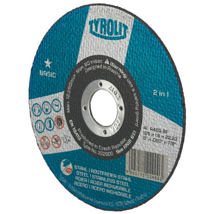 Tarcza tnąca Tyrolit BASIC ( 8000756464 ) D230x3mm otwór prosty 22,23 mm