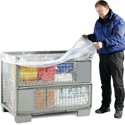 Worek z klinem bocznym ( 9000451015 ) HD-PE naturalnie mętny 25 µm