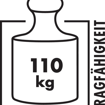 Pomocnik do stania Topstar ( 9000454321 ) ze sztucznej skóry, rurka stalowa czarna
