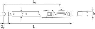 Llave dinamométrica Stahlwille 730N/100 (8000332296) 200-1000 Nm