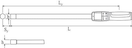 Klucz kątowy/momentowy Stahlwille 714/1 ( 8000332362 ) 1 - 10 Nm