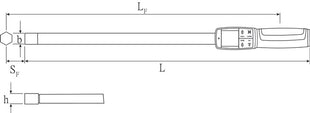 Stahlwille Drehwinkel-/Drehmomentschlüssel 714/4 ( 8000332367 ) 4 - 40 Nm