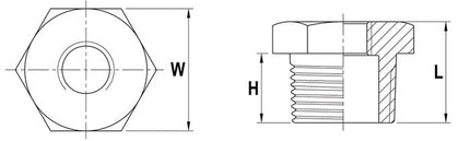 Reduktor sprężynowy ( 4500100113 ) NPS=1 1/4 ″ NPS2 1 ″ L 27,5 mm
