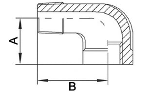 Springer Gewindefitting 90° IG/AG ( 4500100051 ) NPS=1/2 ″