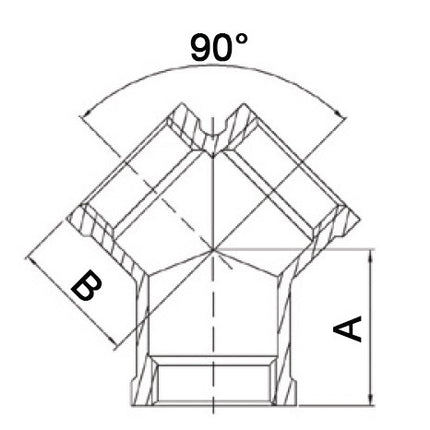 Springer Y-piece EN 10226-1 ( 4000000078 ) NPS=3/4 ″