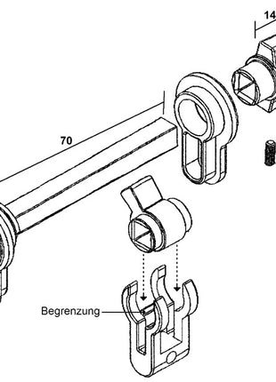 Schnegel WC-/Badmodul 007/7044 ( 3000259601 ) Ganzglastür, vertikaler Einbau mit Zubehör