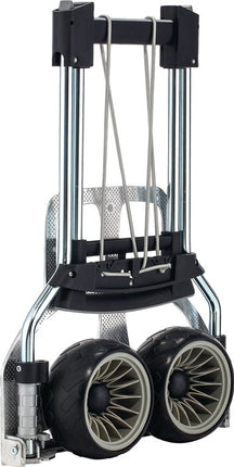 Wózek transportowy Ruxxac ( 9000443051 ) składany, stalowy, chromowany, aluminiowy kubełek o szerokości 495 mm