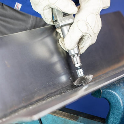 Szczotka PFERD PBU INOX ( 8000432614 ) Ø 15 mm grubość drutu 0,2 mm 18000 min-¹