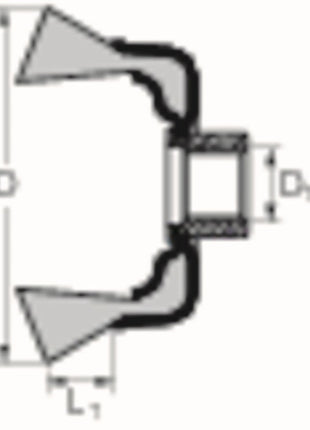 Szczotka garnkowa PFERD POS TBG ST ( 8000435481 ) Ø 65 mm Grubość drutu M14 0,35 mm