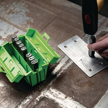 Zestaw cyfr uderzeniowych Kukko 330 ( 8000458600 ) 9-elementowy cyfry 0 - 9