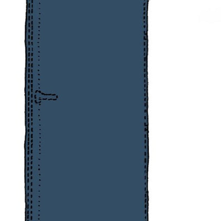 Osłona ochronna Kirchner SIMPROFLEX ( 4000369720 ) szerokość drzwi 125 cm przezroczysta