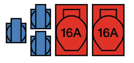 Plastikowy rozdzielacz ścienny Jäger Direkt ( 4000873990 ) Złącze śrubowe M32