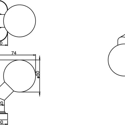 Gałka drzwiowa o profilu Intersteel (3000252725) Materiał stal nierdzewna 304 pełna