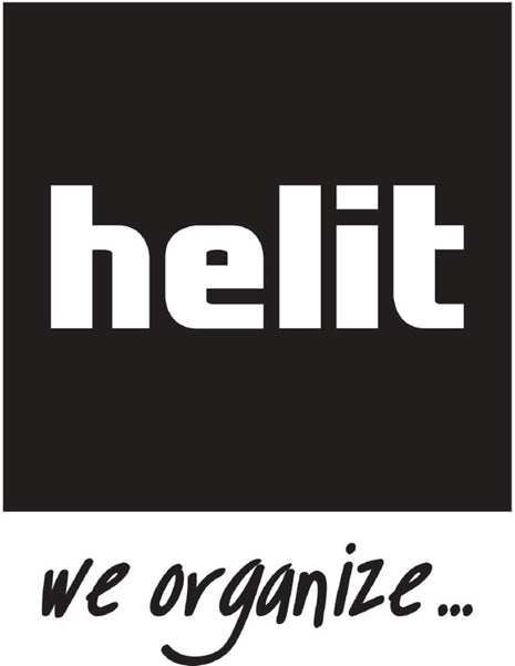 Helit recipiente para residuos (9000468475) plástico negro 2 l