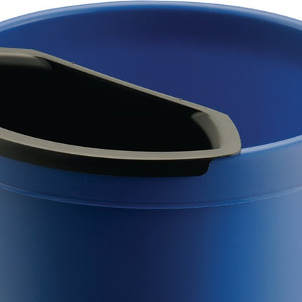 Wkład na odpady Helit ( 9000468499 ) z tworzywa sztucznego, czarny 6 l