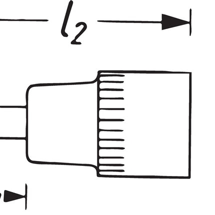 Gniazdo Hazet 8507 ( 8000466406 ) 1/4 ″ PZ Długość 28 mm