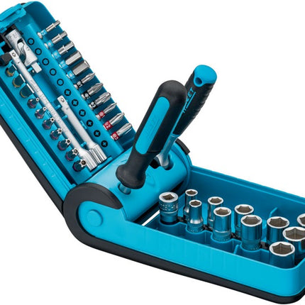 Zestaw kluczy nasadowych Hazet 856-1HP ( 8000753595 ) 38-częściowy 1/4 ″ Liczba zębów 90 sześciokątny