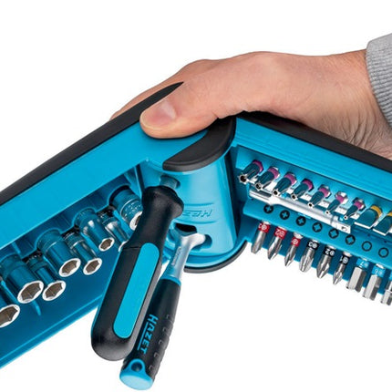 Zestaw kluczy nasadowych Hazet 856-1HP ( 8000753595 ) 38-częściowy 1/4 ″ Liczba zębów 90 sześciokątny