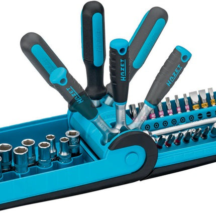 Zestaw kluczy nasadowych Hazet 856-1HP ( 8000753595 ) 38-częściowy 1/4 ″ Liczba zębów 90 sześciokątny