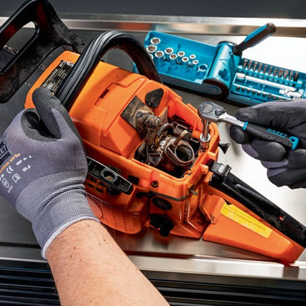 Zestaw kluczy nasadowych Hazet 856-1HP ( 8000753595 ) 38-częściowy 1/4 ″ Liczba zębów 90 sześciokątny