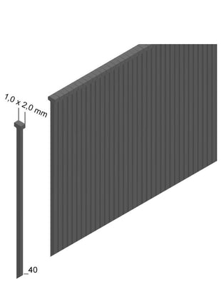 Prebena 2XR-J50 Druckluftnagler im Transportkoffer + Prebena Stauchkopfnägel Brads 40 mm 5000 Stück - aus verzinktem Stahl, geharzt - Toolbrothers