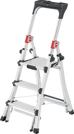 Hailo drabina 100 Topline ( 9000463140 ) Stopnie 3-5 anodowane aluminium teleskopowe