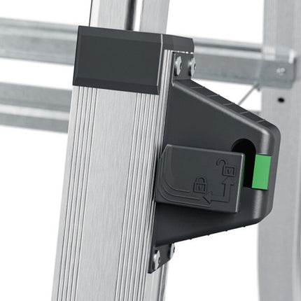 Hailo drabina 100 Topline ( 9000463140 ) Stopnie 3-5 anodowane aluminium teleskopowe