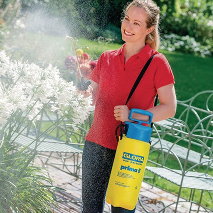 Opryskiwacz ciśnieniowy Gloria Prima 5 ( 4000818832 ) Pojemność 5 litrów Waga 1,42 kg