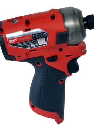 Milwaukee M12 FQID-601 akumulatorowy klucz udarowy 12 V 50 Nm 1/4" bezszczotkowy + 1x akumulator 6,0 Ah - bez ładowarki