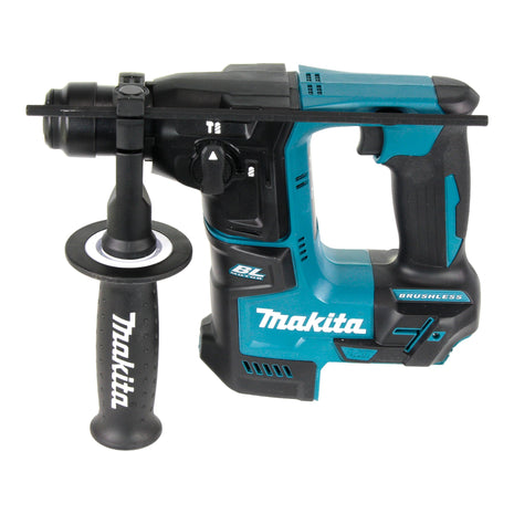 Makita DHR 171 A1X3 Akumulatorowa wiertarko-wkrętarka udarowa 18 V 1,2 J SDS-Plus Brushless + 1x akumulator 2,0 Ah + 65-częściowy zestaw akcesoriów + walizka - bez ładowarki