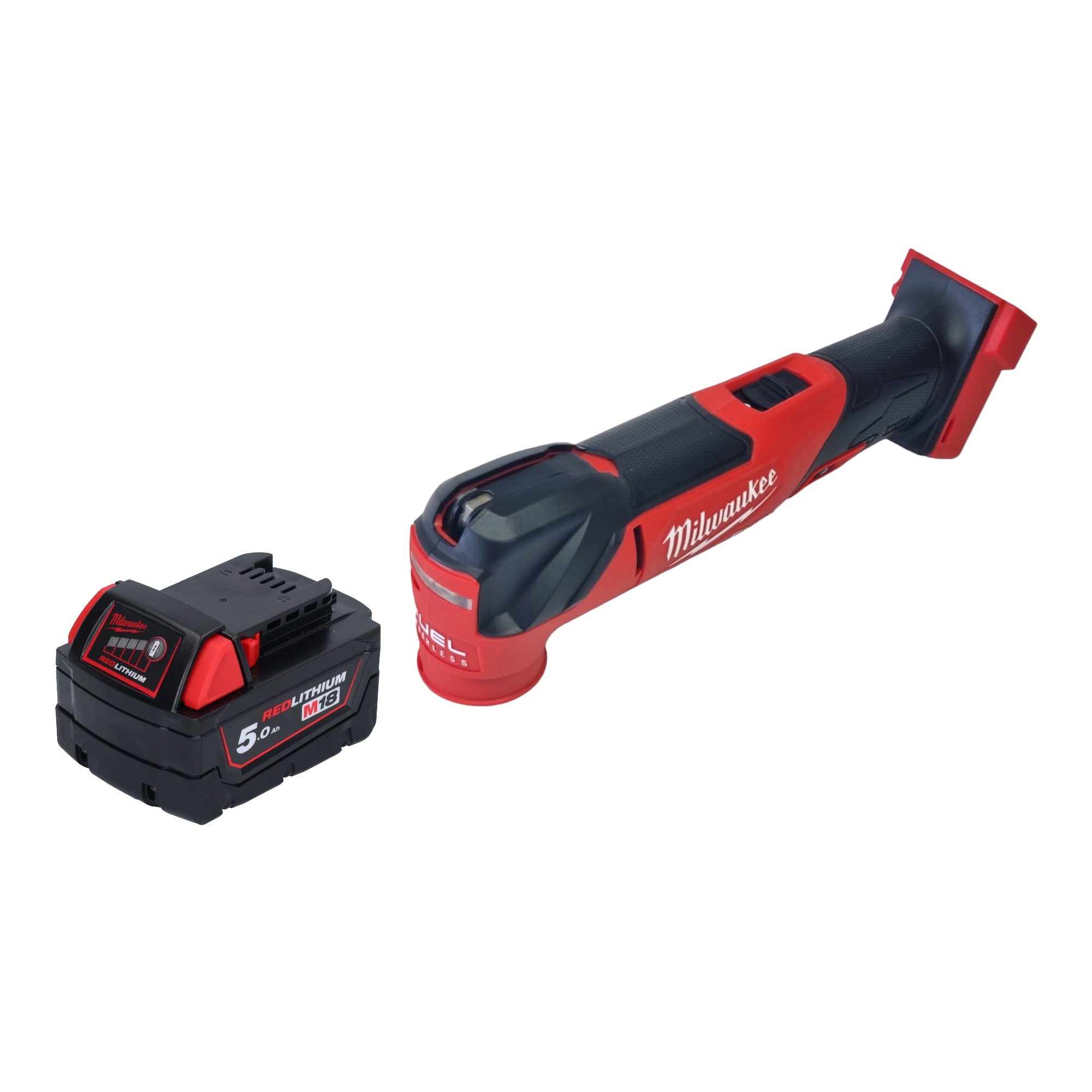 Milwaukee M18 FMT 501 Akku Multitool 18 V Brushless 1x Akku 5 0 Ah ohne Ladegeraet 0 - toolbrothers