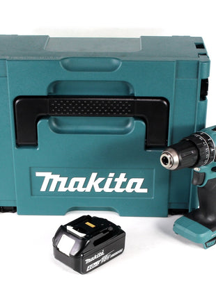 Makita DHP 485 M1J 18 V Li-Ion Akku Schlagbohrschrauber im Makpac + 1 x 4,0 Ah Akku - ohne Ladegerät