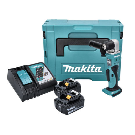 Makita DDA 351 RMJ Akku Winkelbohrmaschine 18 V 13,5 Nm + 2x Akku 4,0 Ah + Ladegerät + Makpac - Toolbrothers