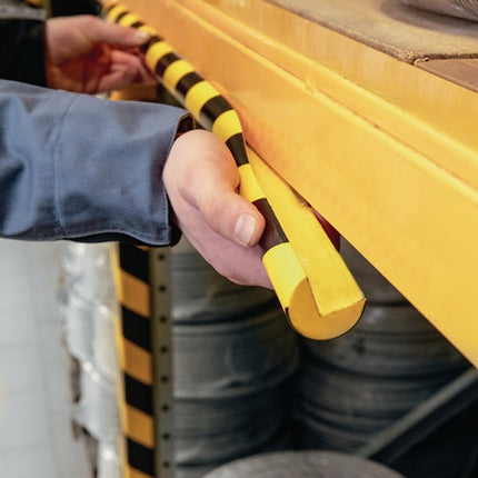 Wytrzymała ochrona narożników ( 9000480101 ) żółto/czarna 1000 mm typ C35