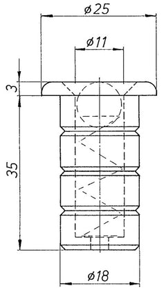 Tuleja kamienna DENI ( 3000255654 ) Pręt okrągły 10 mm