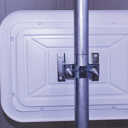 Lustro drogowe Dancop ( 9000490231 ) H600xW800mm plastikowe, czerwone/białe 22 m