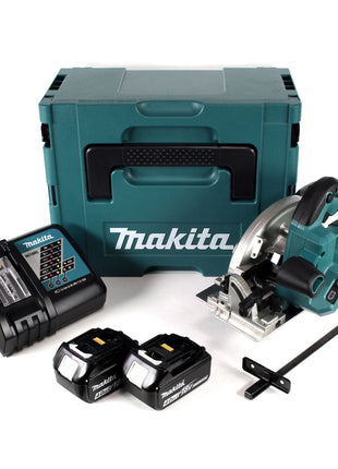 Makita DHS 660 RMJ Akku Handkreissäge 18V 165 mm im Makpac + 2x 4,0Ah Akku + Ladegerät - Toolbrothers