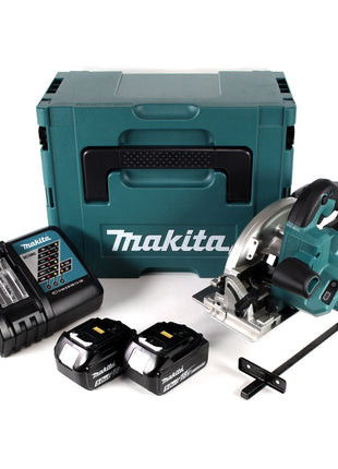 Makita DHS 660 RTJ Akku Handkreissäge 18V 165 mm im Makpac + 2x 5,0Ah Akku + Ladegerät - Toolbrothers