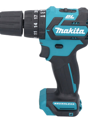 Makita HP 332 DSM1E akumulatorowa wiertarka udarowa 12 V maks. 35 Nm bezszczotkowa + 1x akumulator 4,0 Ah + ładowarka + walizka