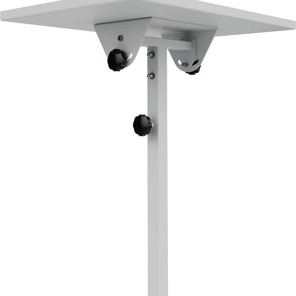 Stojak na materiały Bedrunka & Hirth ( 9000426200 ) Obszar załadunku - L410xW610mm jasnoszary, RAL 7035 Sztywna półka